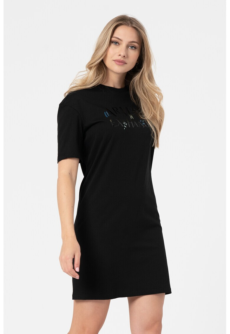 ARMANI EXCHANGE Рокля тип тениска с лого - Pepit.bg