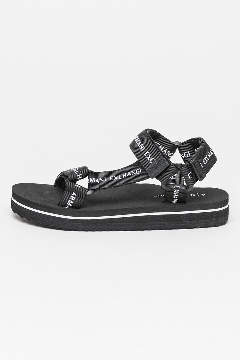 ARMANI EXCHANGE Сандали с велкро и лого - Pepit.bg