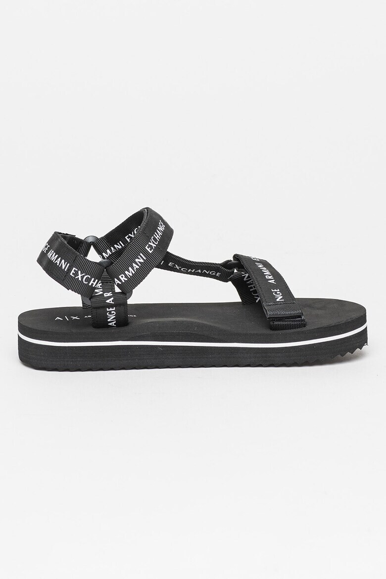 ARMANI EXCHANGE Сандали с велкро и лого - Pepit.bg