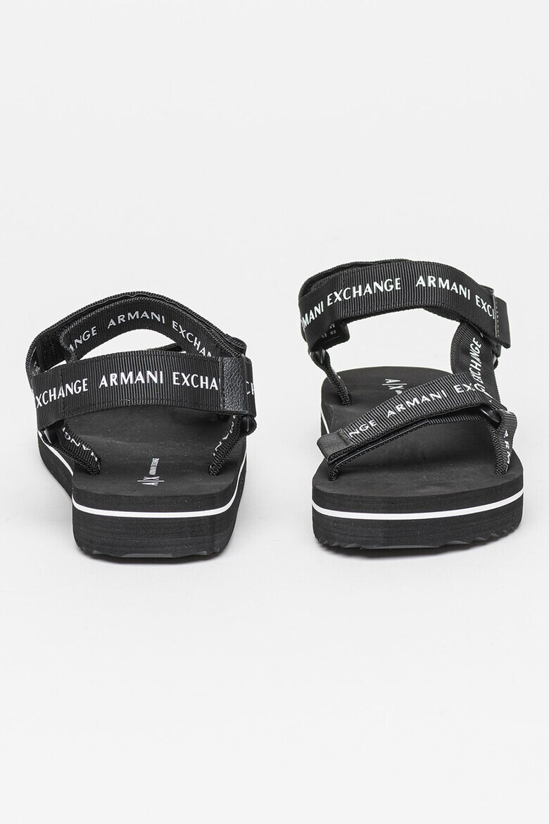 ARMANI EXCHANGE Сандали с велкро и лого - Pepit.bg