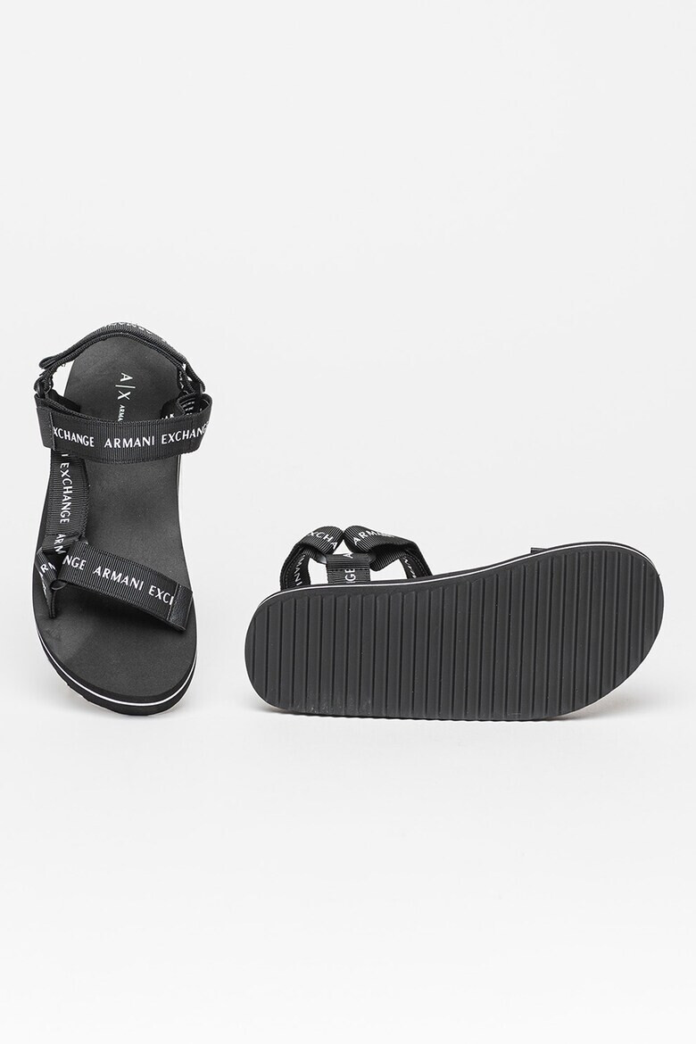 ARMANI EXCHANGE Сандали с велкро и лого - Pepit.bg