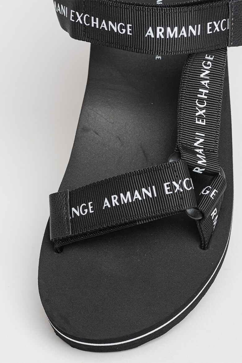 ARMANI EXCHANGE Сандали с велкро и лого - Pepit.bg