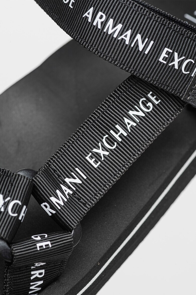 ARMANI EXCHANGE Сандали с велкро и лого - Pepit.bg