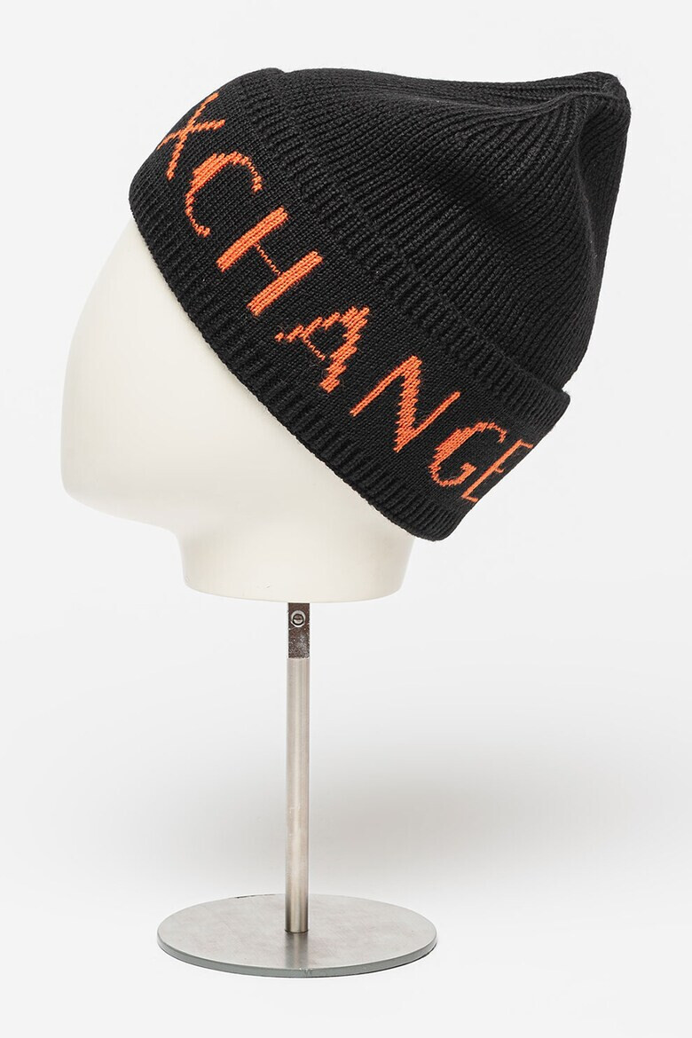 ARMANI EXCHANGE Шапка с вълна с лого - Pepit.bg