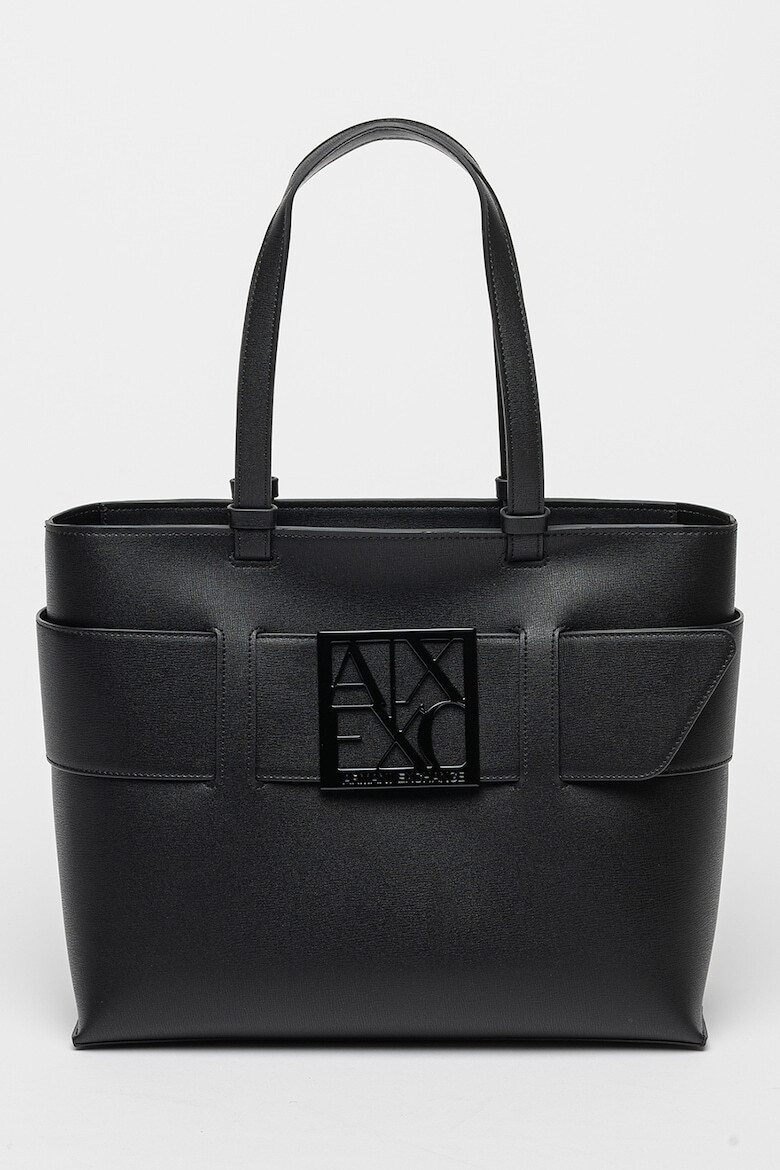ARMANI EXCHANGE Шопинг чанта Susie от еко кожа - Черен - Pepit.bg