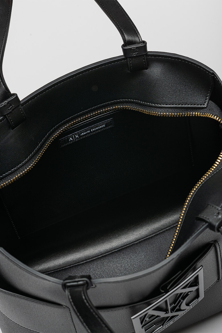 ARMANI EXCHANGE Шопинг чанта Susie от еко кожа - Черен - Pepit.bg
