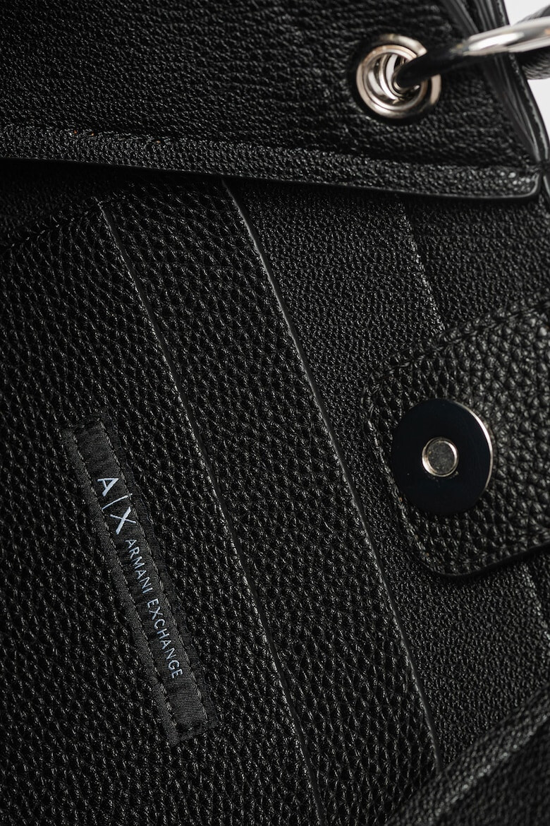 ARMANI EXCHANGE Шопинг чанта Wave с текстилна презрамка - Черен - Pepit.bg
