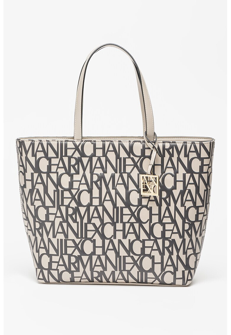 ARMANI EXCHANGE Шопинг чанта с метален аксесоар - Pepit.bg