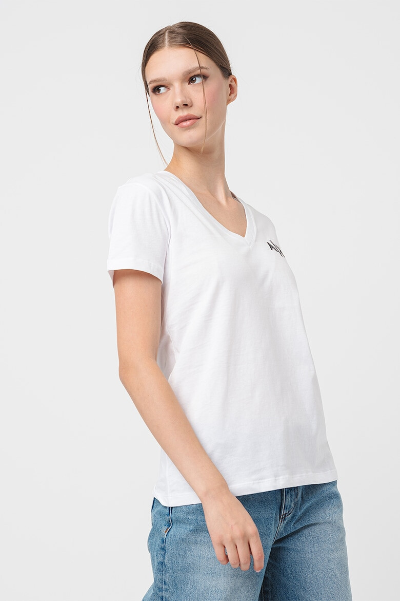 ARMANI EXCHANGE Шпиц тениска с лого - Pepit.bg