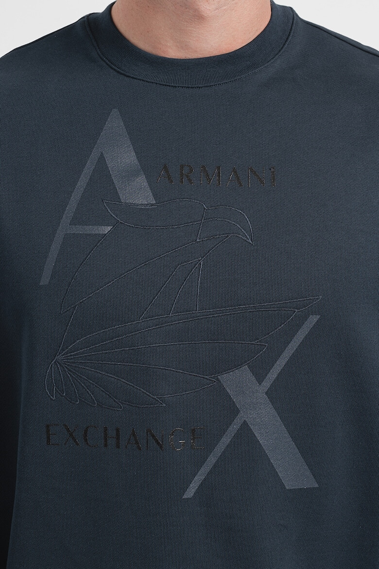 ARMANI EXCHANGE Сиитшърт с овално деколте и лого - Pepit.bg