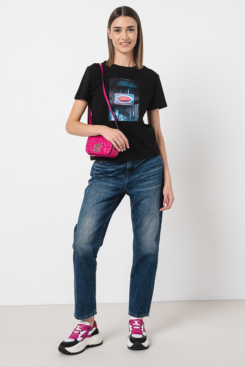 ARMANI EXCHANGE Скъсени дънки Boyfriend деграде - Pepit.bg