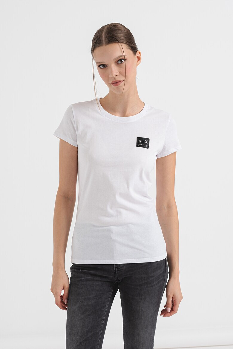 ARMANI EXCHANGE Слим памучна тениска - Pepit.bg