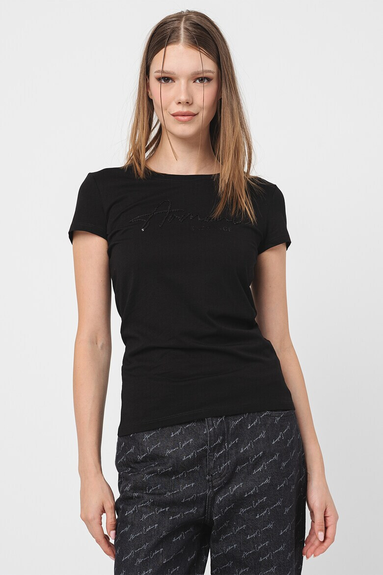 ARMANI EXCHANGE Слим памучна тениска - Pepit.bg
