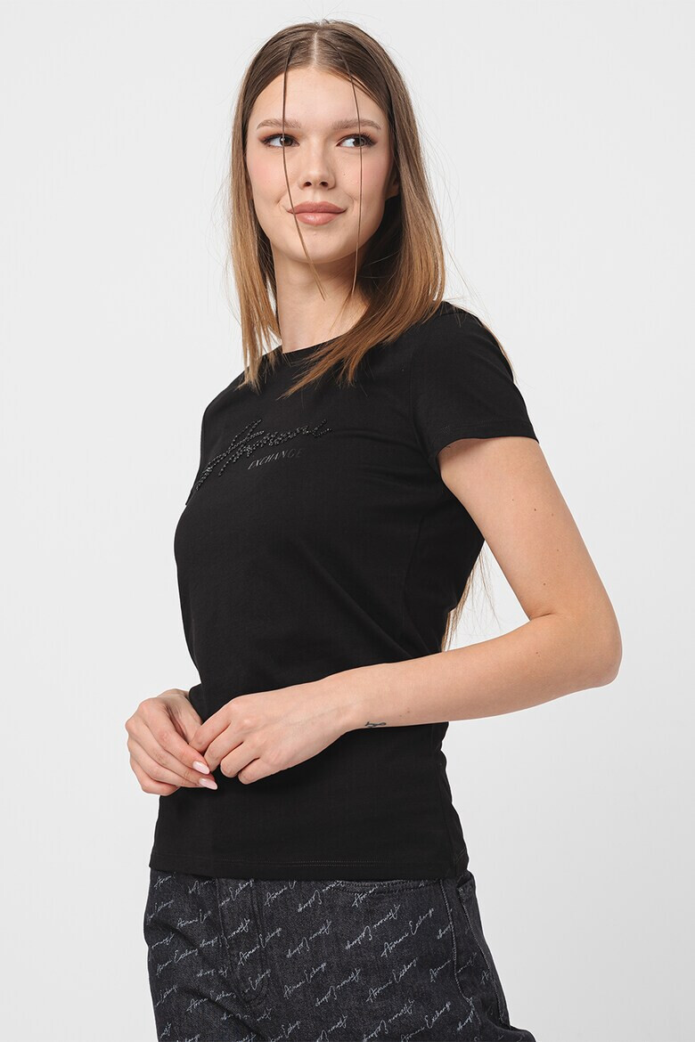 ARMANI EXCHANGE Слим памучна тениска - Pepit.bg