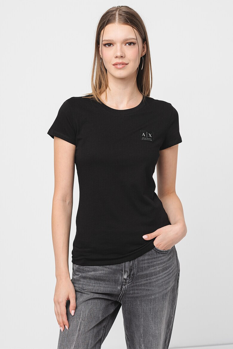 ARMANI EXCHANGE Слим памучна тениска - Pepit.bg