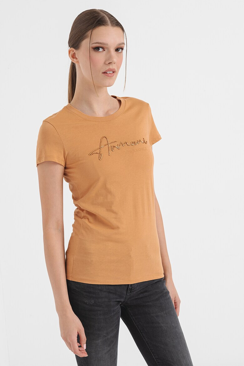 ARMANI EXCHANGE Слим памучна тениска - Pepit.bg