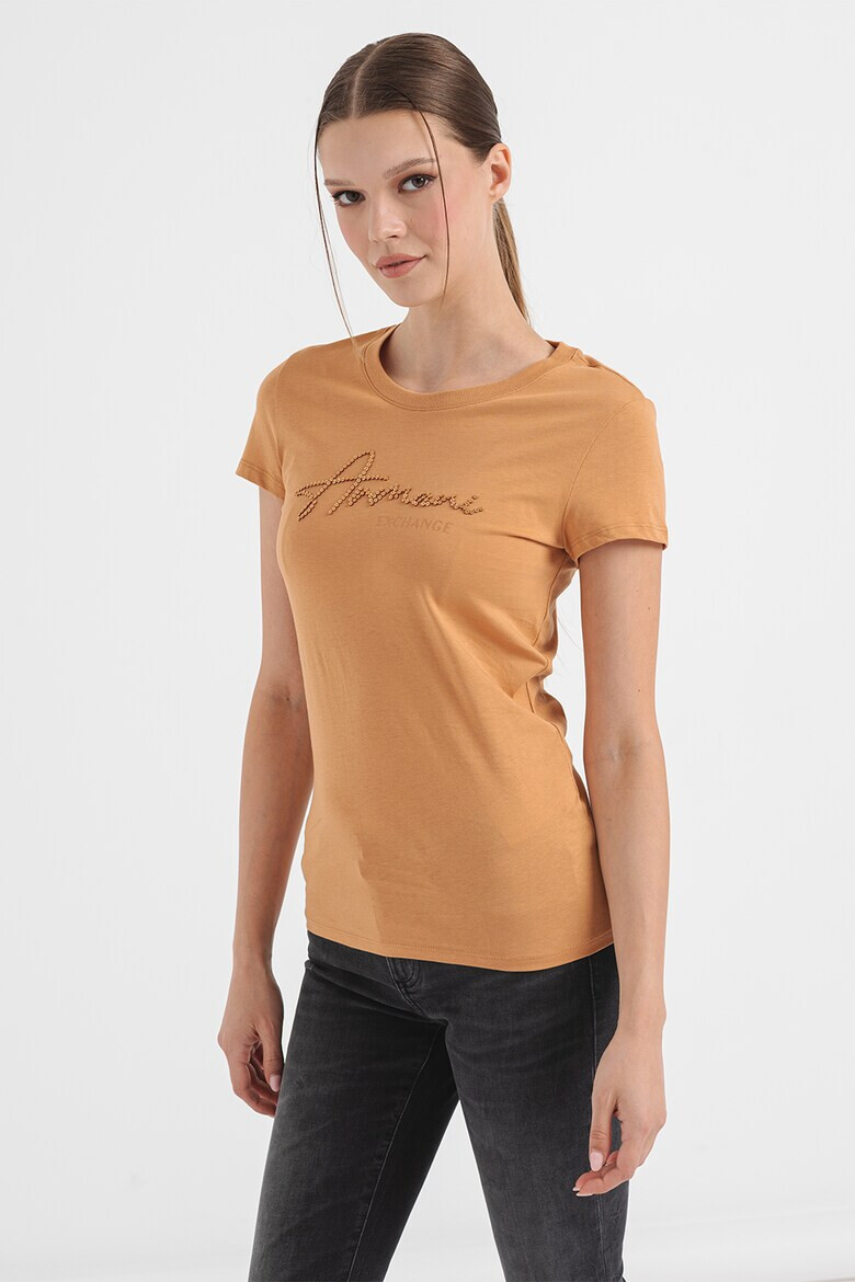 ARMANI EXCHANGE Слим памучна тениска - Pepit.bg