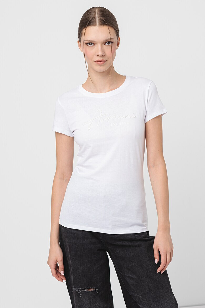 ARMANI EXCHANGE Слим памучна тениска - Pepit.bg