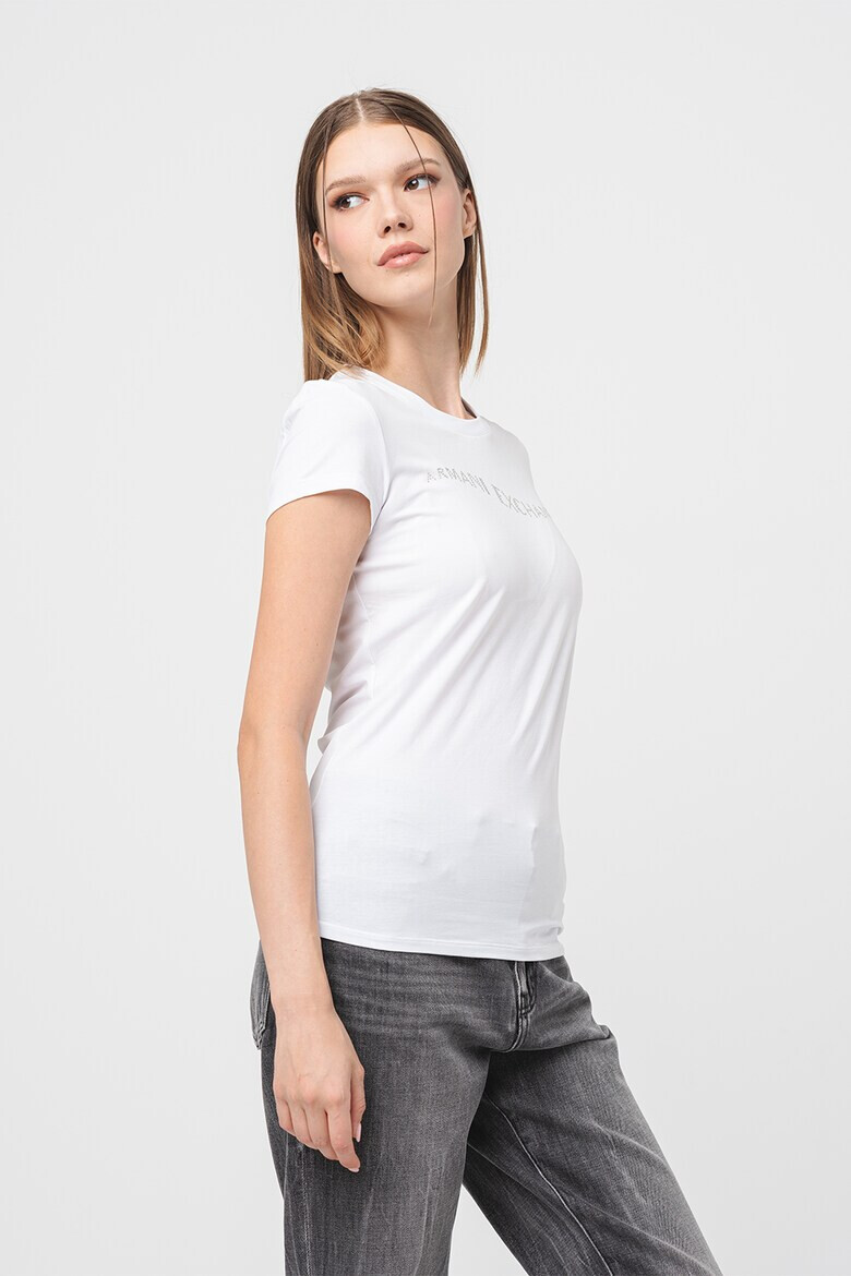 ARMANI EXCHANGE Слим тениска с лого - Pepit.bg