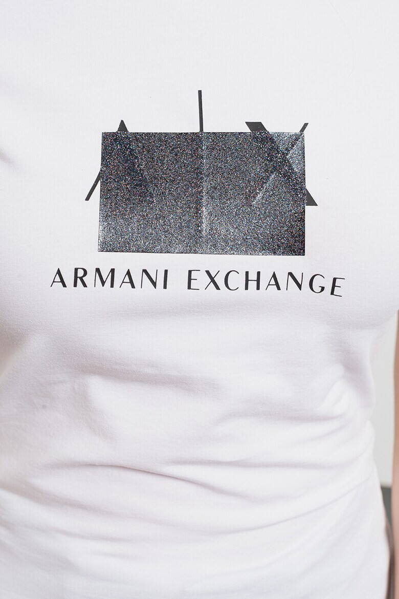 ARMANI EXCHANGE Слим тениска с лого - Pepit.bg