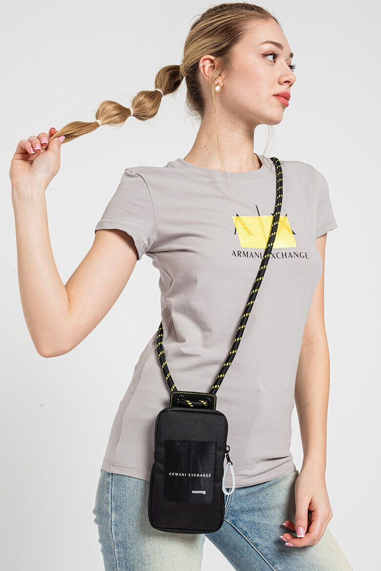 ARMANI EXCHANGE Слим тениска с лого - Pepit.bg