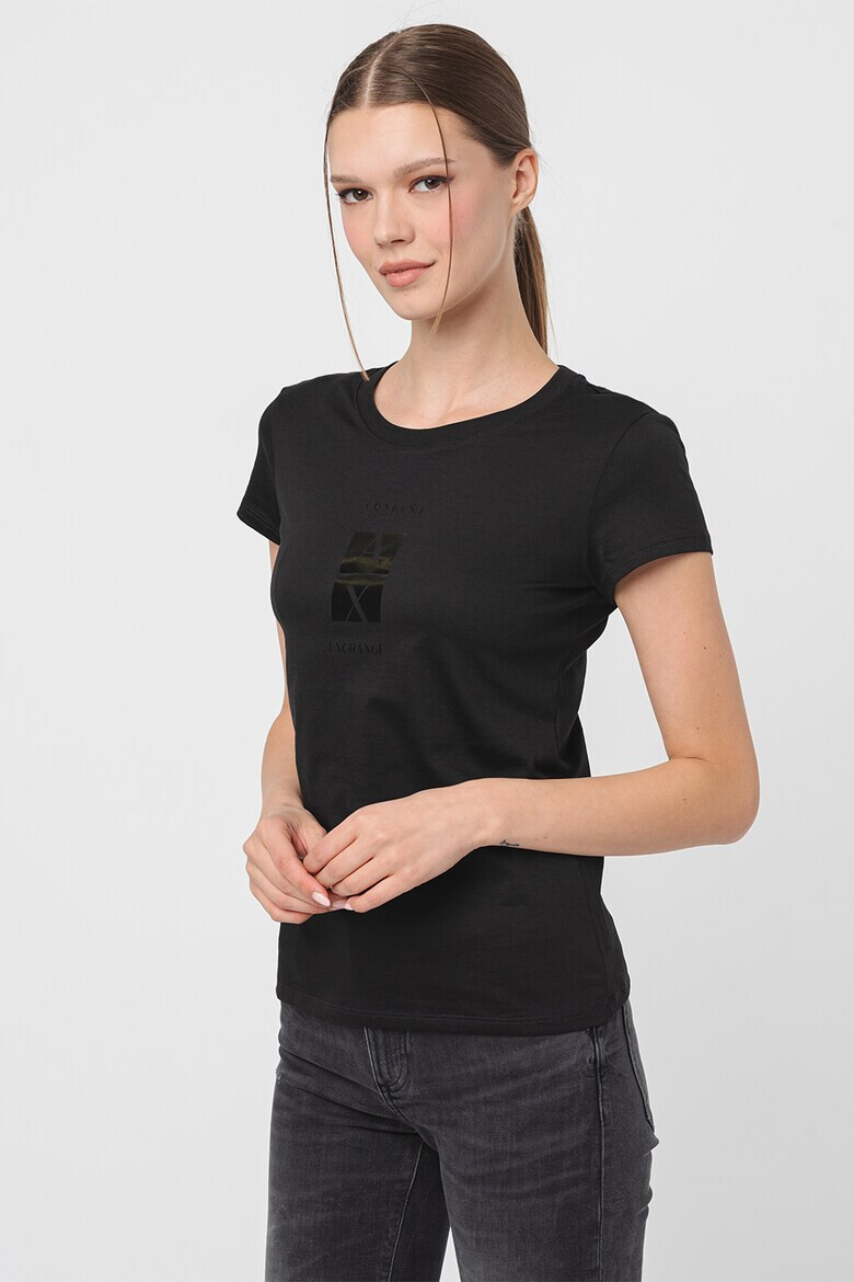 ARMANI EXCHANGE Слим тениска с лого - Pepit.bg