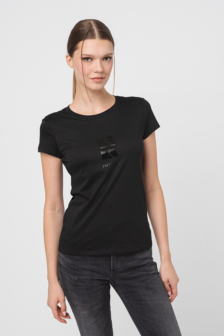 ARMANI EXCHANGE Слим тениска с лого - Pepit.bg