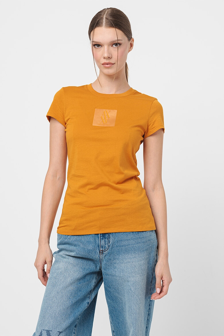 ARMANI EXCHANGE Слим тениска с овално деколте - Pepit.bg
