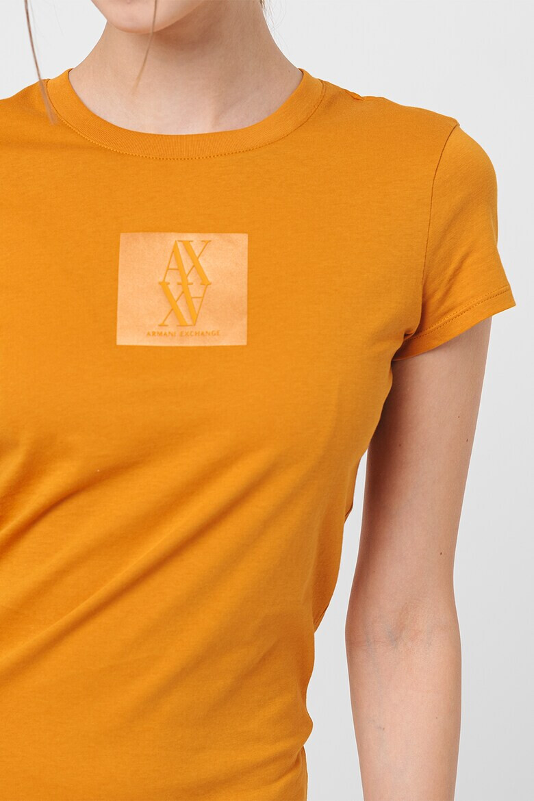 ARMANI EXCHANGE Слим тениска с овално деколте - Pepit.bg