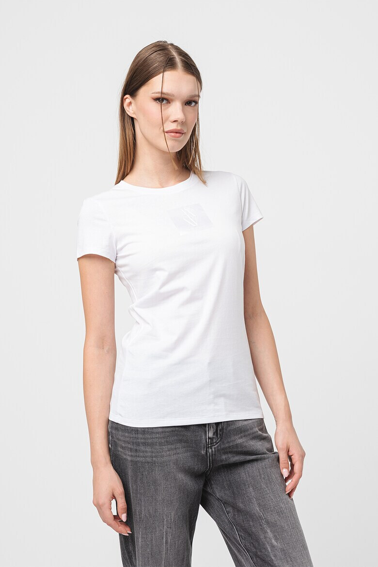 ARMANI EXCHANGE Слим тениска с овално деколте - Pepit.bg