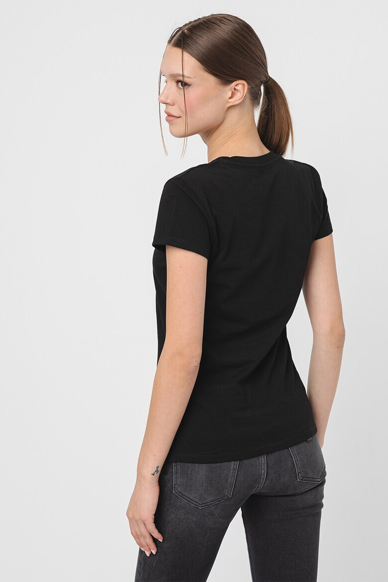 ARMANI EXCHANGE Слим тениска с шпиц - Pepit.bg