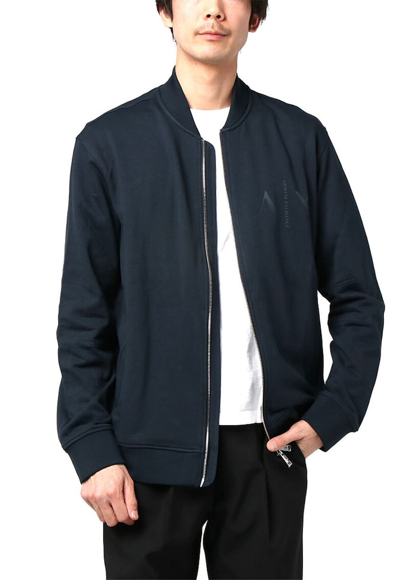 ARMANI EXCHANGE Суитшърт с цип и лого - Pepit.bg