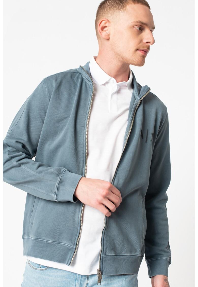ARMANI EXCHANGE Суитшърт с цип и лого - Pepit.bg