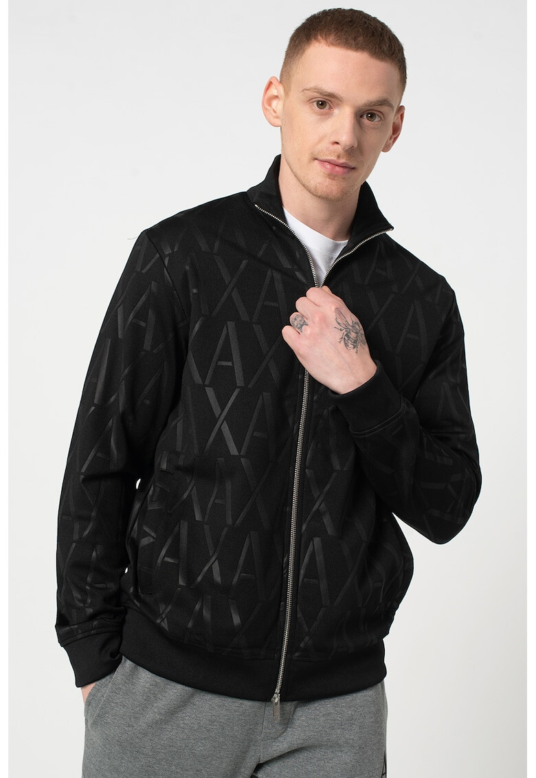 ARMANI EXCHANGE Суитшърт с цип и лого - Pepit.bg