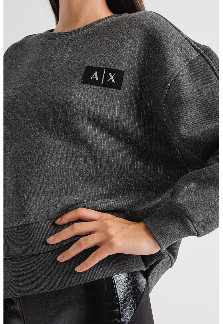 ARMANI EXCHANGE Суитшърт с двоен подгъв - Pepit.bg