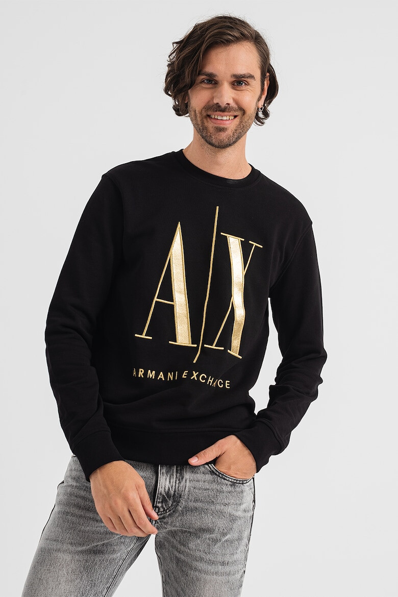 ARMANI EXCHANGE Суитшърт с бродирано лого - Pepit.bg