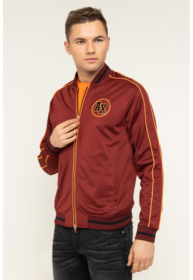 ARMANI EXCHANGE Суитшърт с лого и цип - Pepit.bg