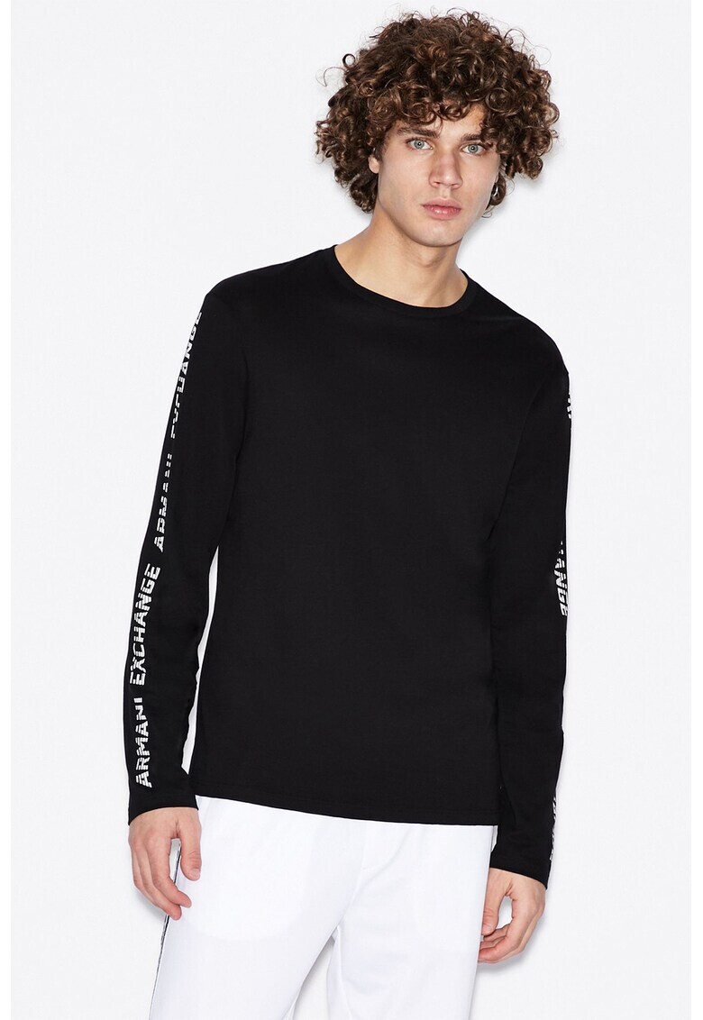 ARMANI EXCHANGE Суитшърт с овално деколте - Pepit.bg