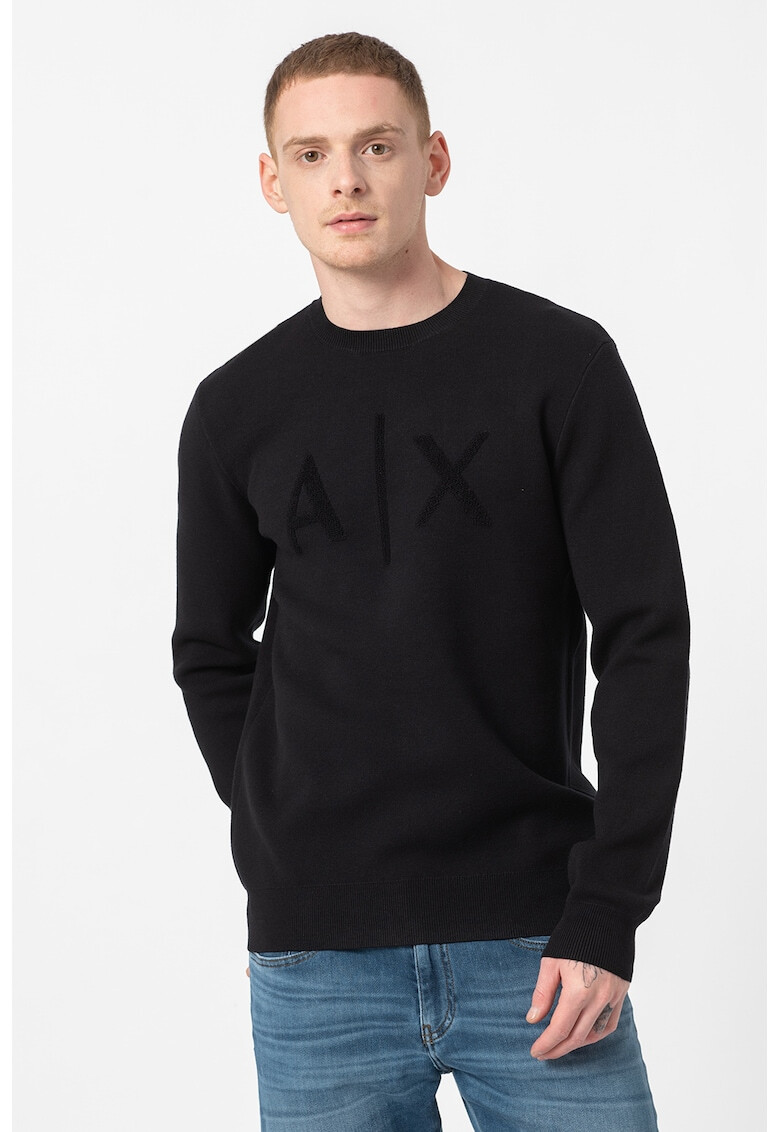 ARMANI EXCHANGE Суитшърт с овално деколте - Pepit.bg