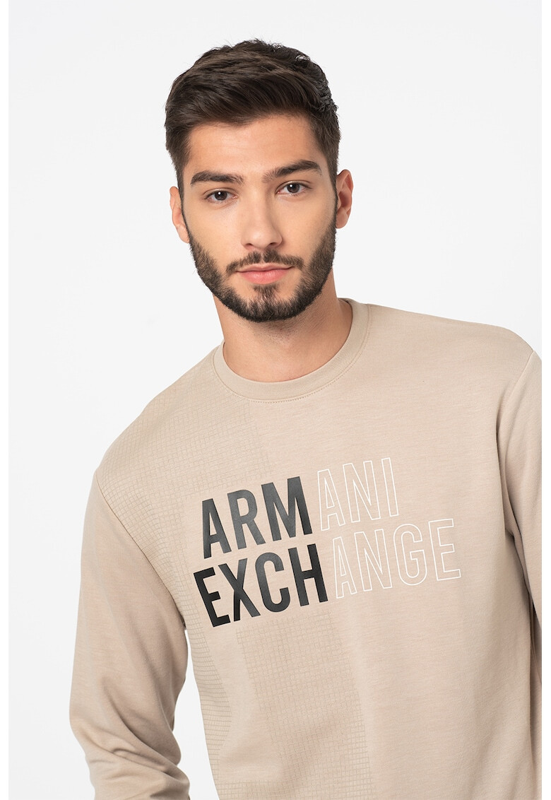 ARMANI EXCHANGE Суитшърт с овално деколте - Pepit.bg