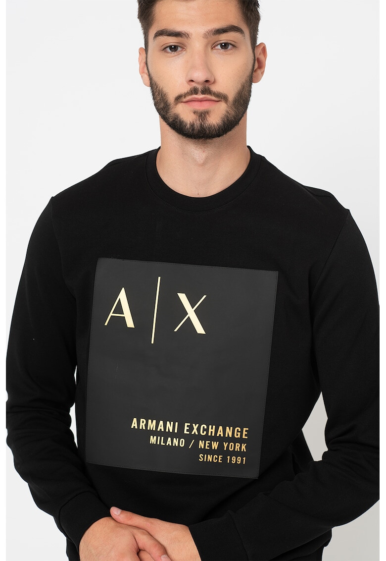 ARMANI EXCHANGE Суитшърт с овално деколте - Pepit.bg