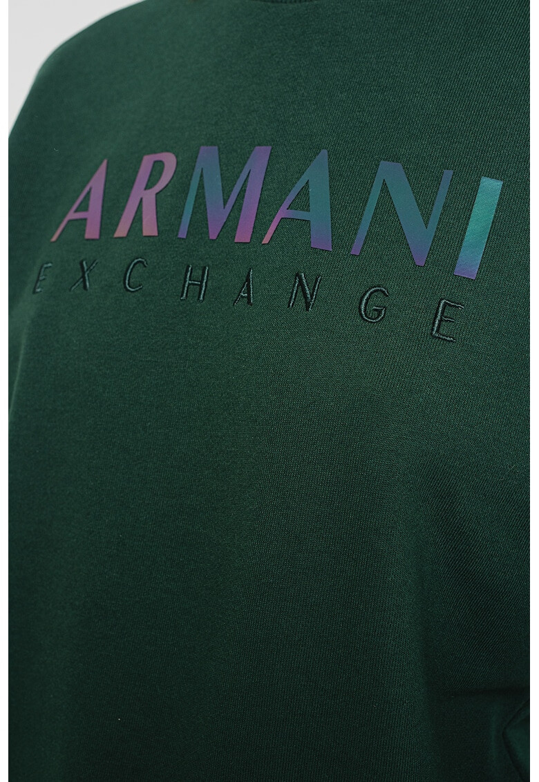 ARMANI EXCHANGE Суитшърт с овално деколте и лого - Pepit.bg