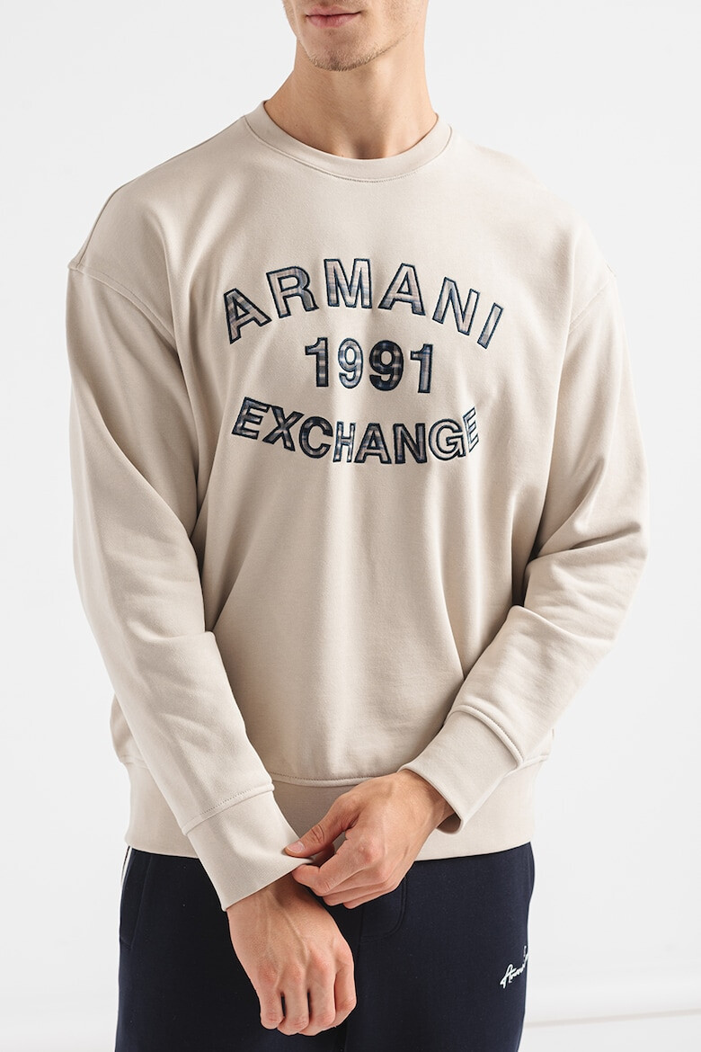 ARMANI EXCHANGE Суитшърт с овално деколте и паднали ръкави - Pepit.bg