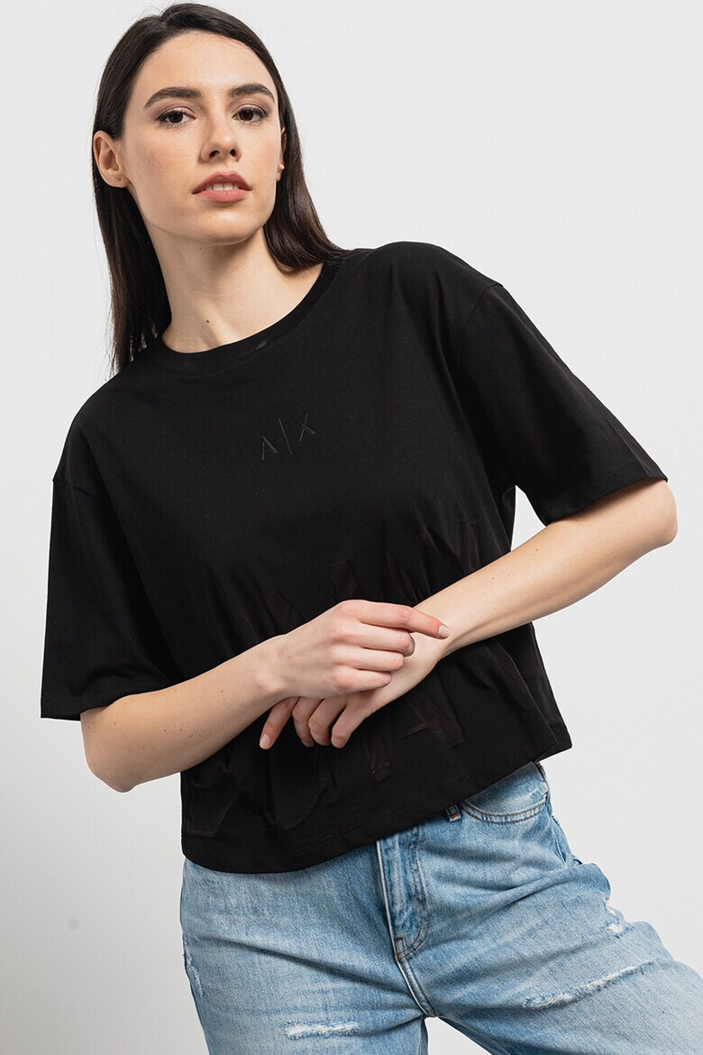 ARMANI EXCHANGE Свободна тениска с лого - Pepit.bg
