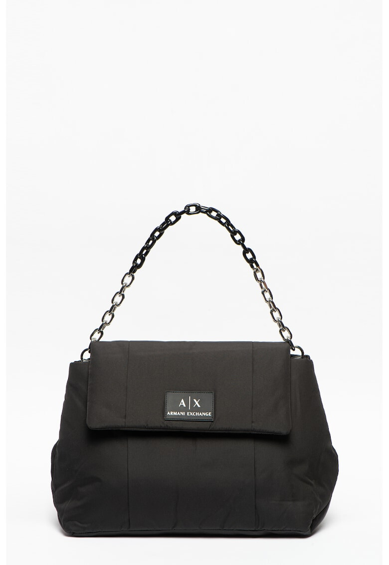 ARMANI EXCHANGE Текстилна чанта за рамо с капаче - Pepit.bg