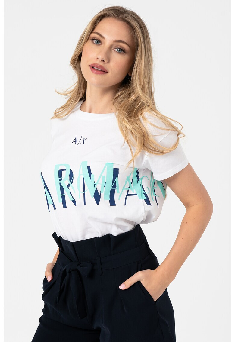 ARMANI EXCHANGE Тениска Boyfriend с лого - Pepit.bg