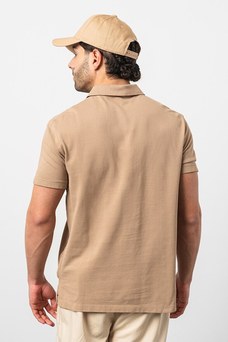 ARMANI EXCHANGE Тениска от пике с яка - Pepit.bg