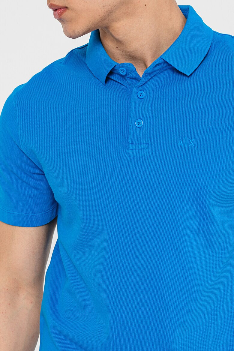 ARMANI EXCHANGE Тениска от пике с яка - Pepit.bg