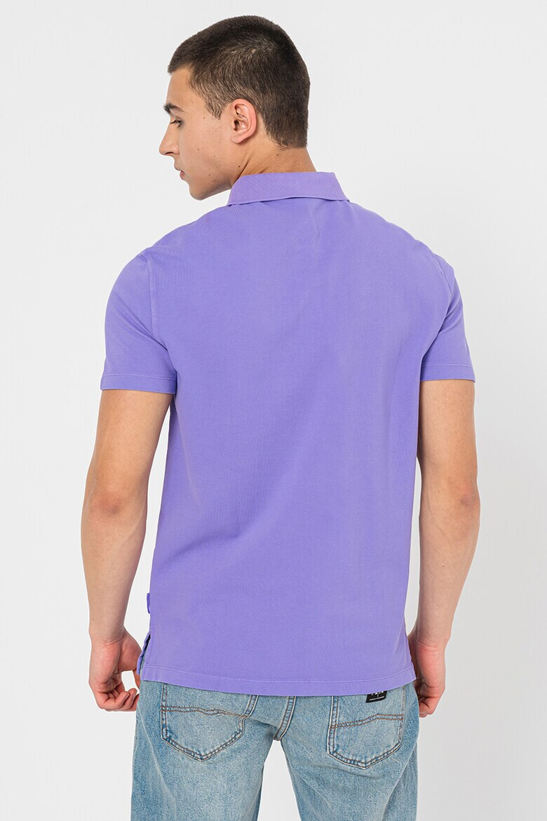 ARMANI EXCHANGE Тениска от пике с яка - Pepit.bg