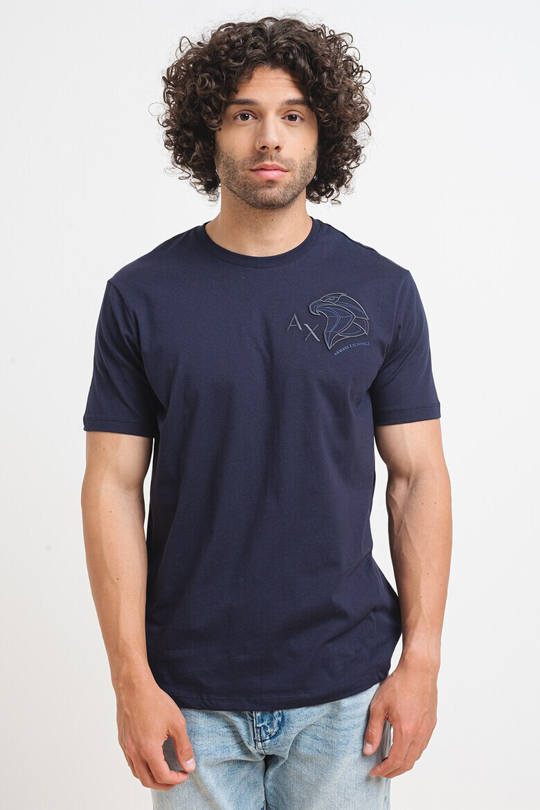 ARMANI EXCHANGE Тениска с бродерия - Pepit.bg